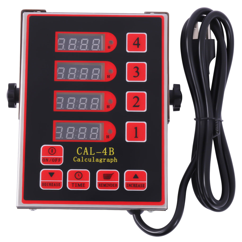 Commercial Kitchen 4 Channels Digital Timer Deep Fryer Timer Food Cooking Timer