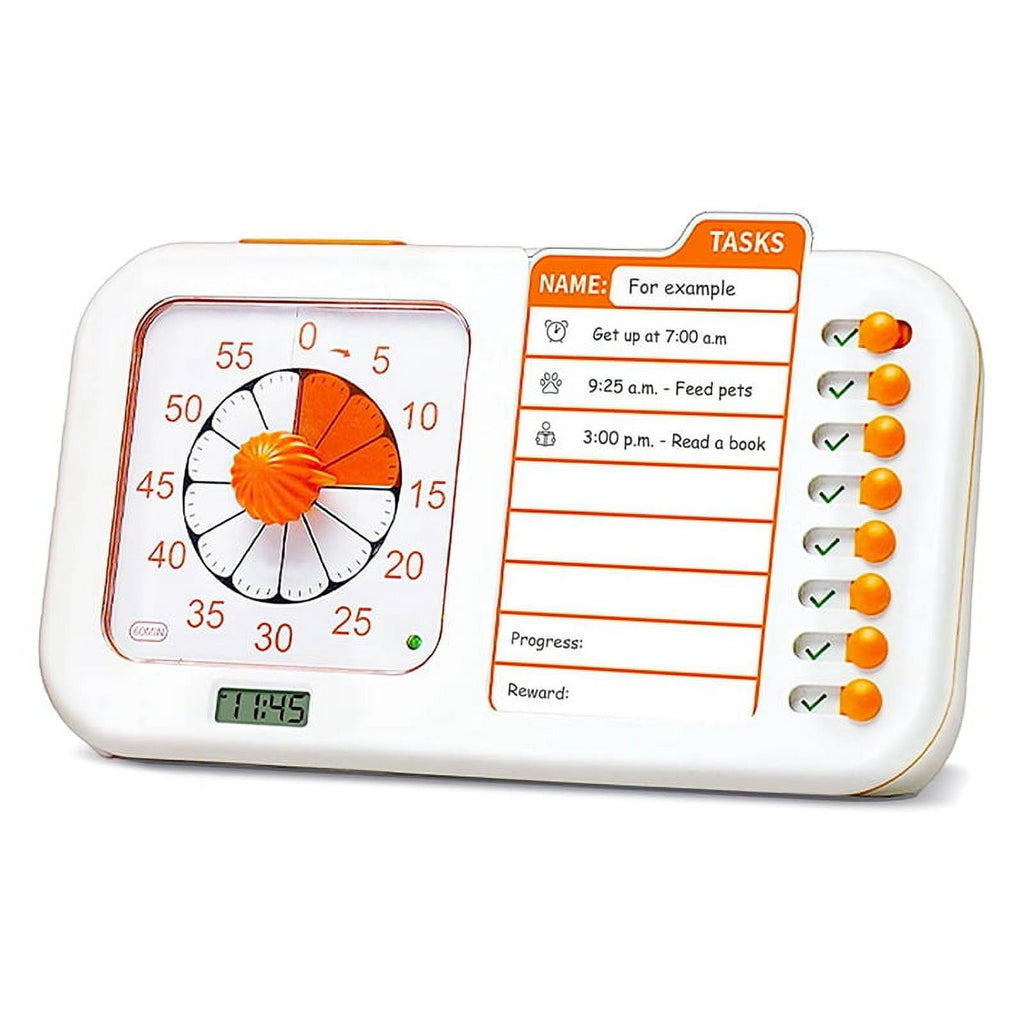 Visual ADHD Timer for Kids &amp; Adults with Planning Board, Task Timer, Chore Chart &amp; Visual Schedule Planne