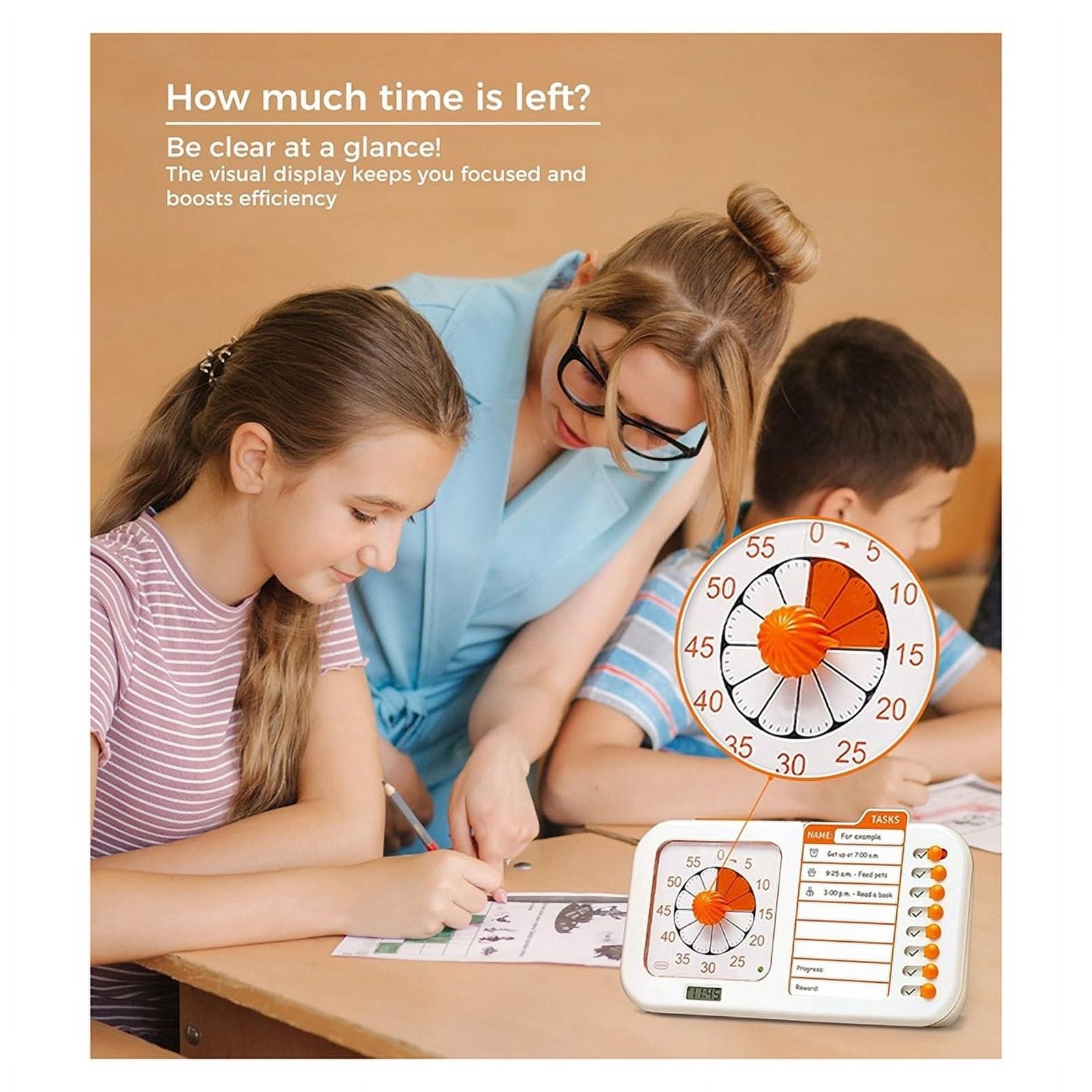 Visual ADHD Timer for Kids &amp; Adults with Planning Board, Task Timer, Chore Chart &amp; Visual Schedule Planne