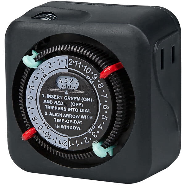Mechanical 15 Amp Intermatic Timer for Indoor &amp; Landscape Lights and Decorations