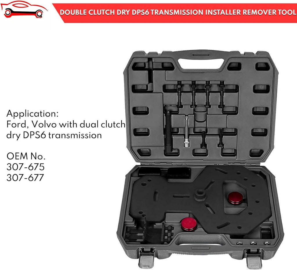 DPS6 Clutch Tool Kit 6DCT250 6 Speed Dry-Type Dual-Clutch Transmission Installer Remover Tool Compatible with  Fiesta Focus Volvo FM No. 307675