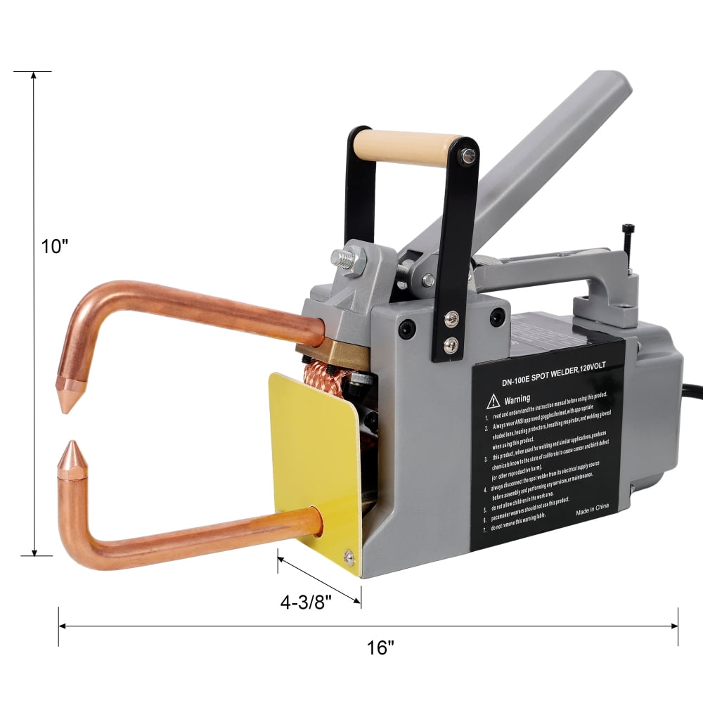 Portable Spot Welder,120V  60Hz, Handheld Welding Tip Gun Metal Sheet Spot Welding Machine,ETL certificate
