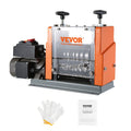 Electric Motorized Wire Stripping Machine, 0.06"-0.98" Adjustable, 60W, with 6 Round &amp; 1 Flat Channels for Scrap Copper Recycling