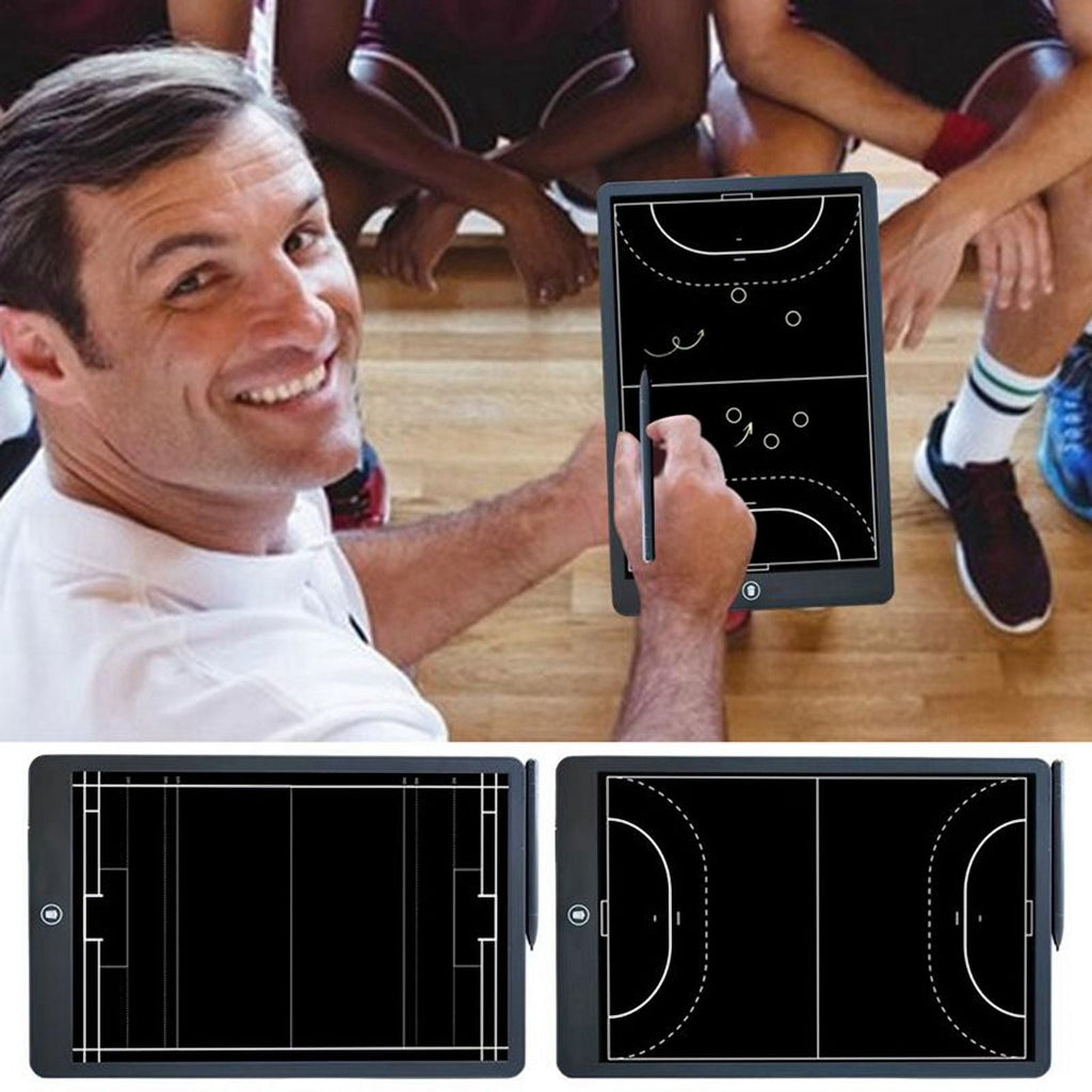Electronic Soccer Coaching Board,16In LCD Screen Strategy Marker Board with Lock Function for Soccer,Vertical Soccer