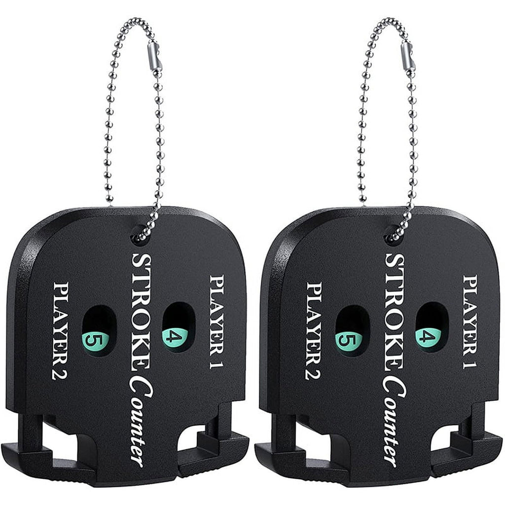 Mini Golf Score Shot Stroke Counter Clicker with Key Chain for Game Scorekeeper Portable 2 Digit Sport Scoreboard