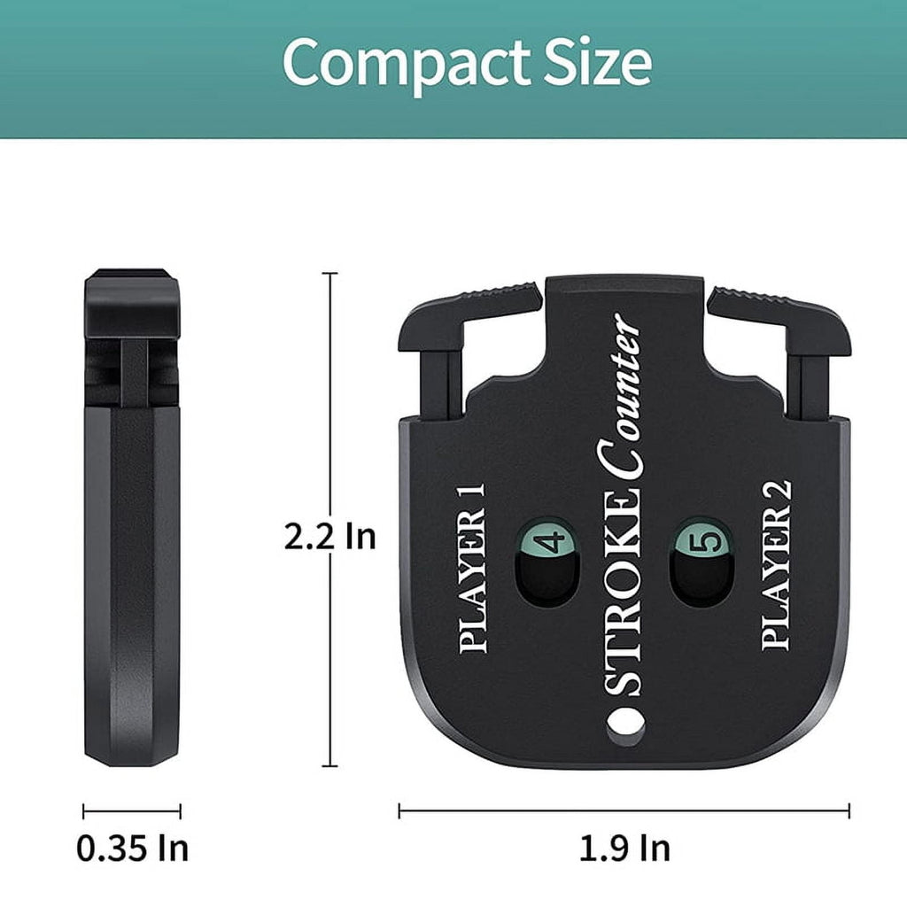 Mini Golf Score Shot Stroke Counter Clicker with Key Chain for Game Scorekeeper Portable 2 Digit Sport Scoreboard