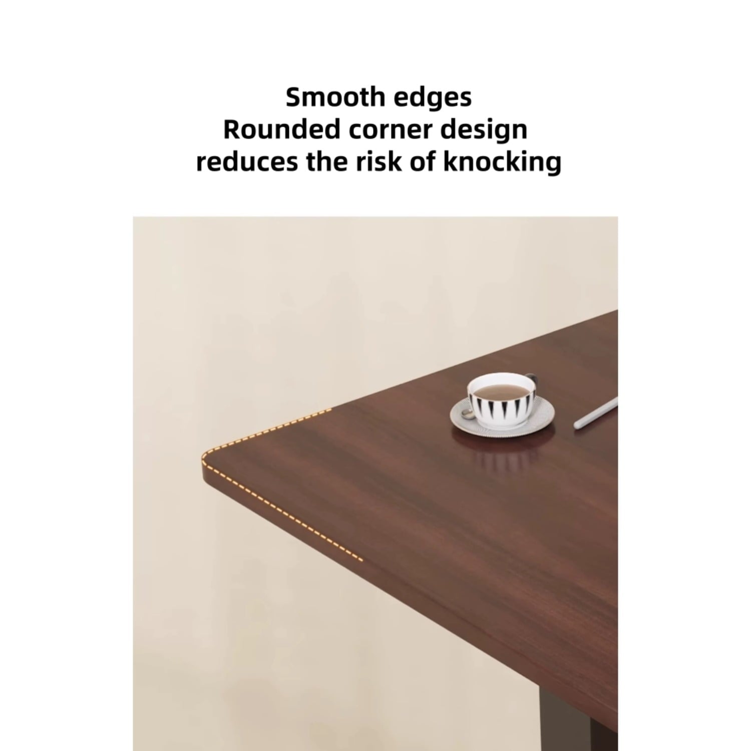 (UPGRADED) Overbed Bedside Desk, Mobile Rolling Laptop Stand Tilting Overbed Table with Wheels, Height Adjustable Tray Bedside Table for Laptop Bed Sofa, WALNUT