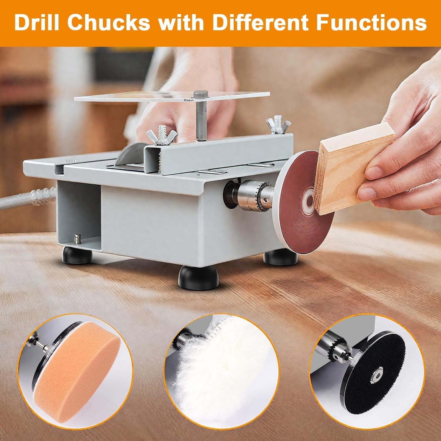 Mini Table ,  Multi-Functional Desktop Portable Table  for Crafts with Adjustable Speed &amp; Angle, -in-One , Sanding, Engraving &amp; Drilling Tool for , , , PCB