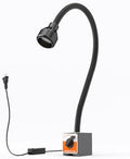 Magnetic Work Light 1320Lumen 120v FlexibleGooseneck Work Light with Adjustable Focusand Magnetic Base for Lathe MillingDrill Press Sewing Machine Industrial Light (12W)$$Tools &amp; Hardware Other
