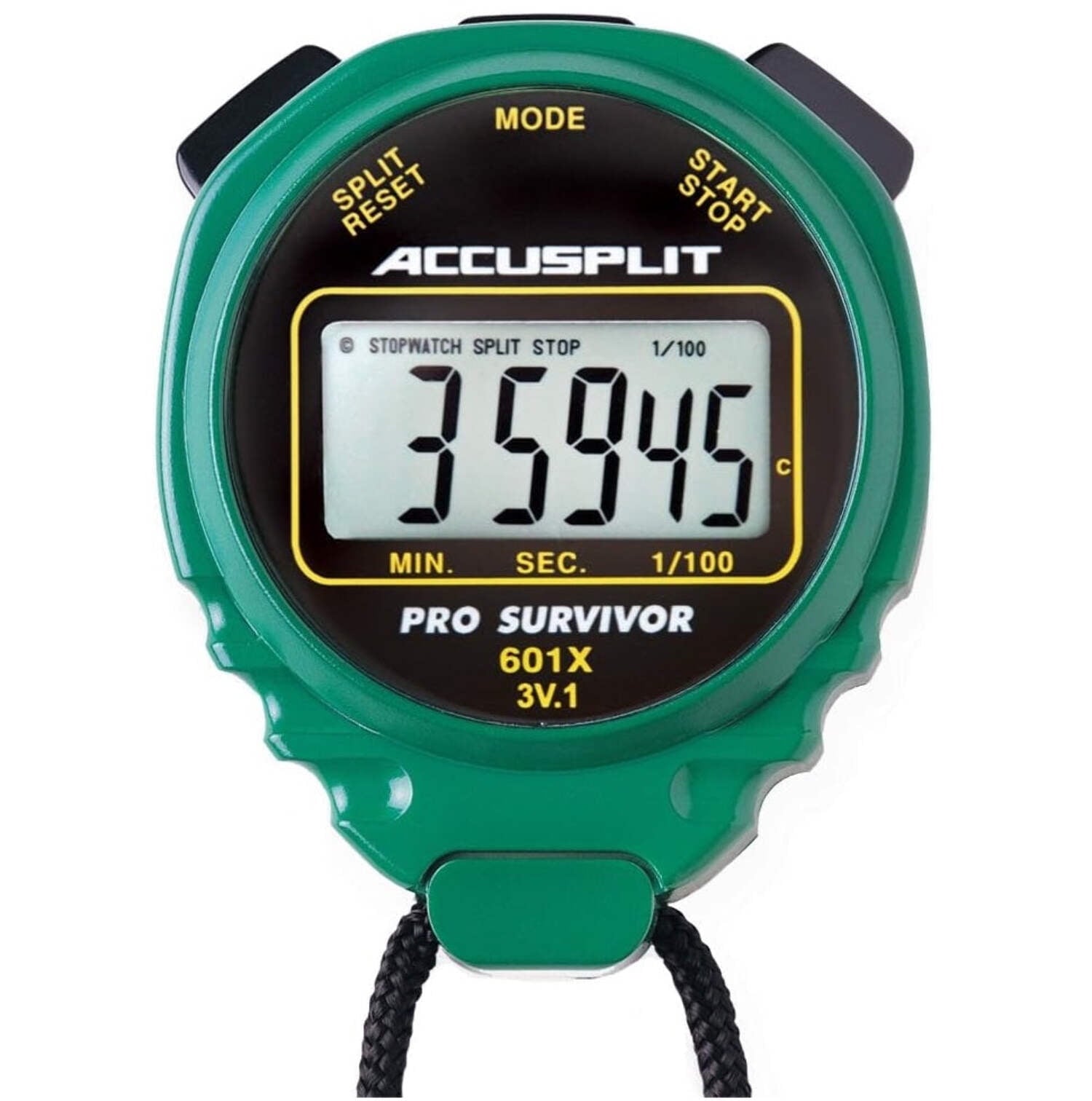 Accusplit A601XCH Pro Survivor Stopwatch with Cherry Case