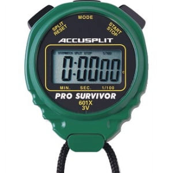 Accusplit A601XCH Pro Survivor Stopwatch with Cherry Case