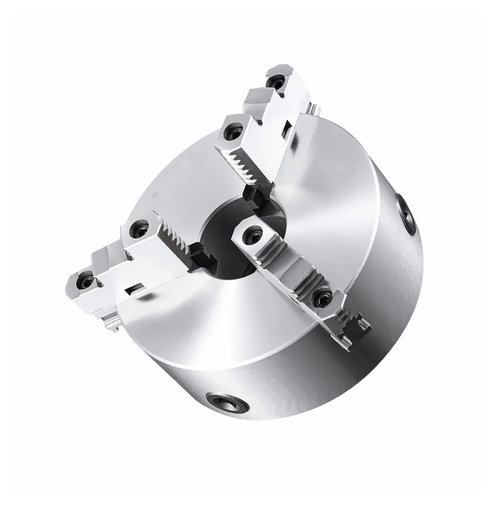 8 Inch 3-Jaw Lathe Chuck, Self-Centering Chuck, 4-200mm Clamping Range, with T-Key &amp; Wrench, for Metalworking, Milling, Drilling, 3D Printer