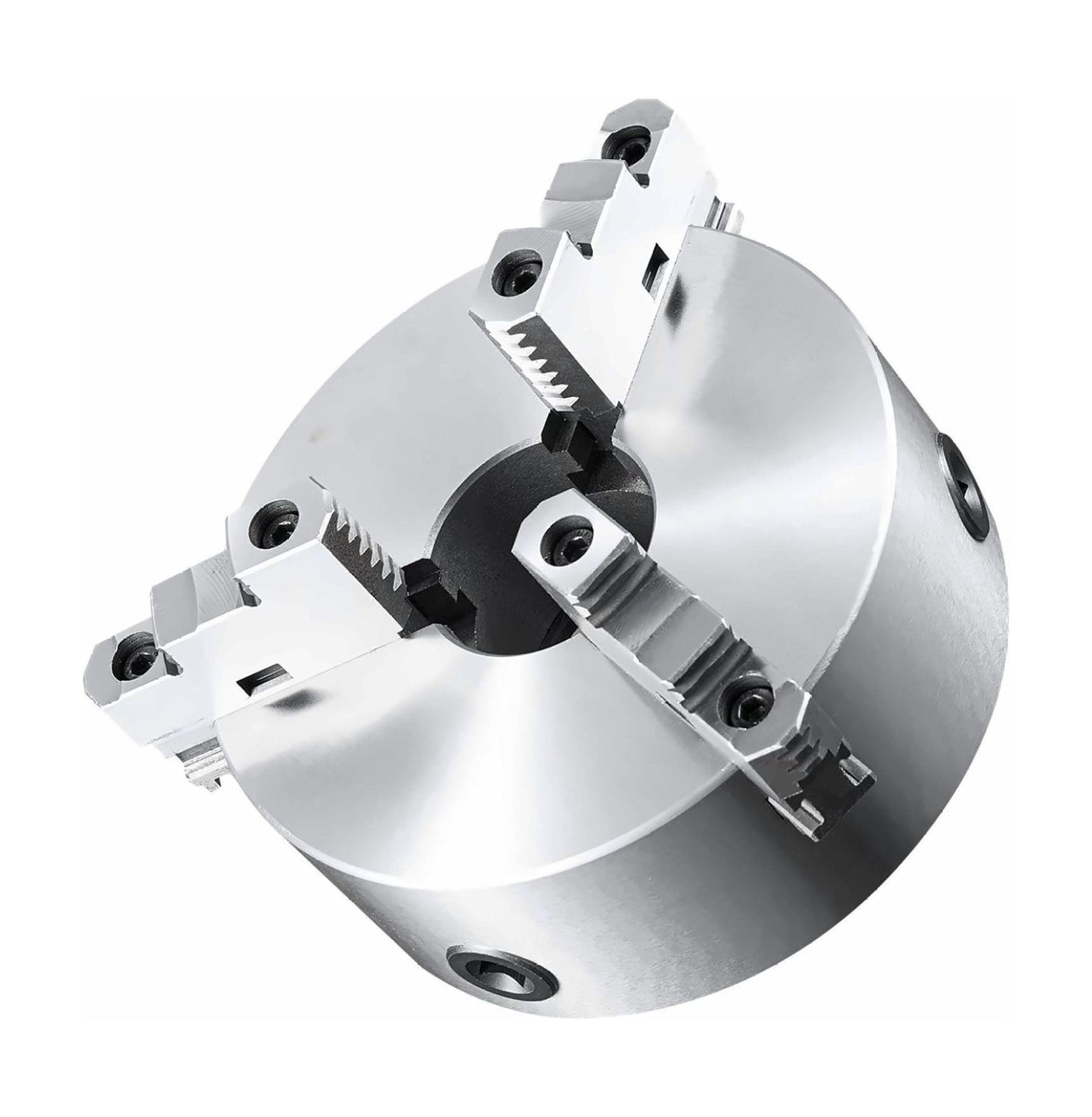 8 Inch 3-Jaw Lathe Chuck, Self-Centering Chuck, 4-200mm Clamping Range, with T-Key &amp; Wrench, for Metalworking, Milling, Drilling, 3D Printer