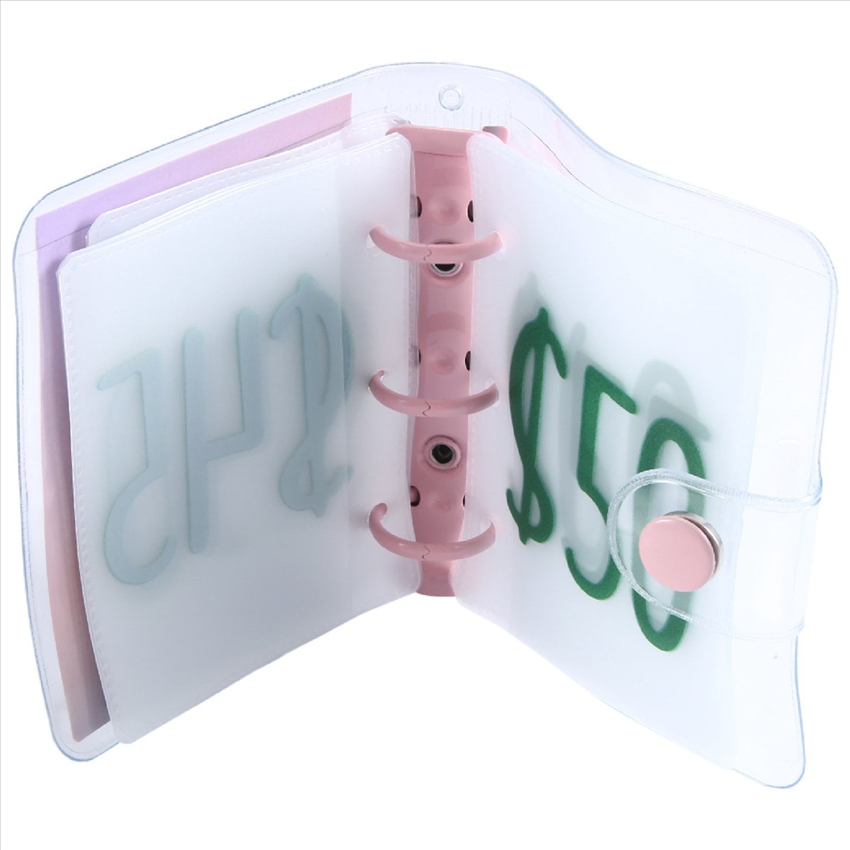 3Pcs Mini Binder Savings Challenge 150/300/500 Saving Money Budgets Cash Envelope Wallet Budget Notebook