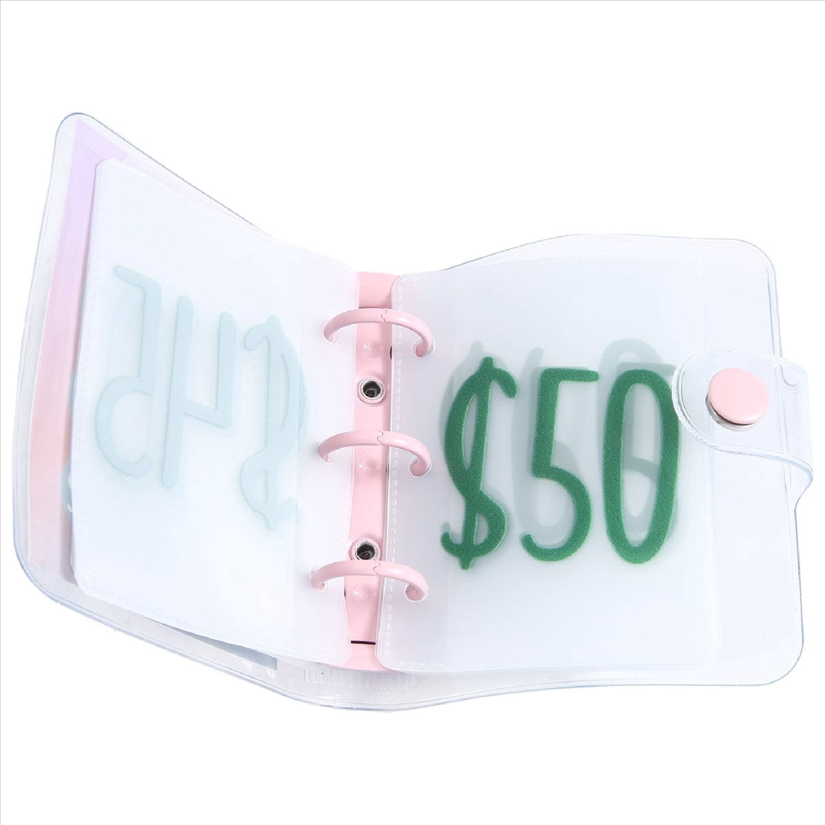 3Pcs Mini Binder Savings Challenge 150/300/500 Saving Money Budgets Cash Envelope Wallet Budget Notebook