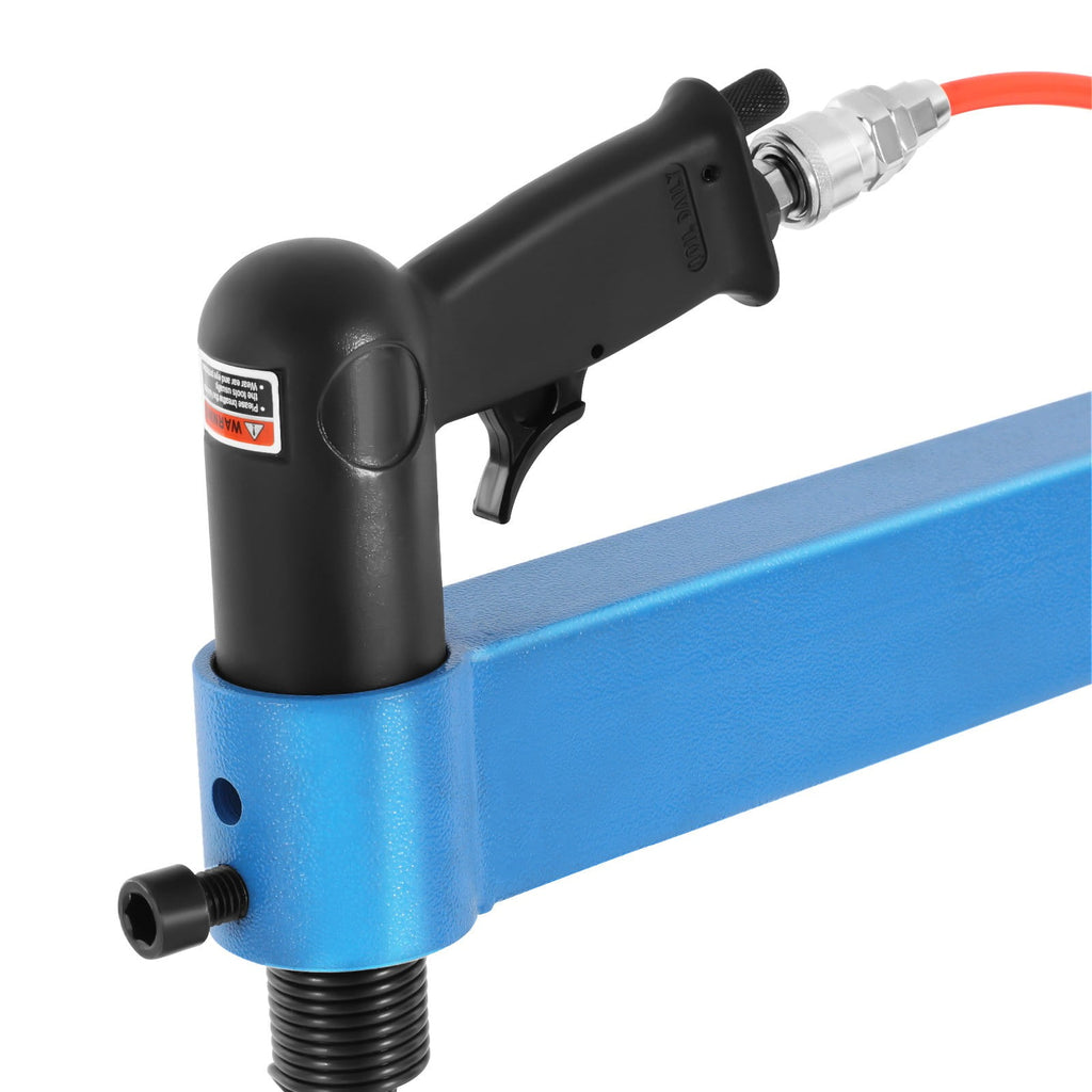 4inch Pneumatic Planishing Hammer Airpress Tool w/ Cast-Iron Stand, Anvil 1/2/3"