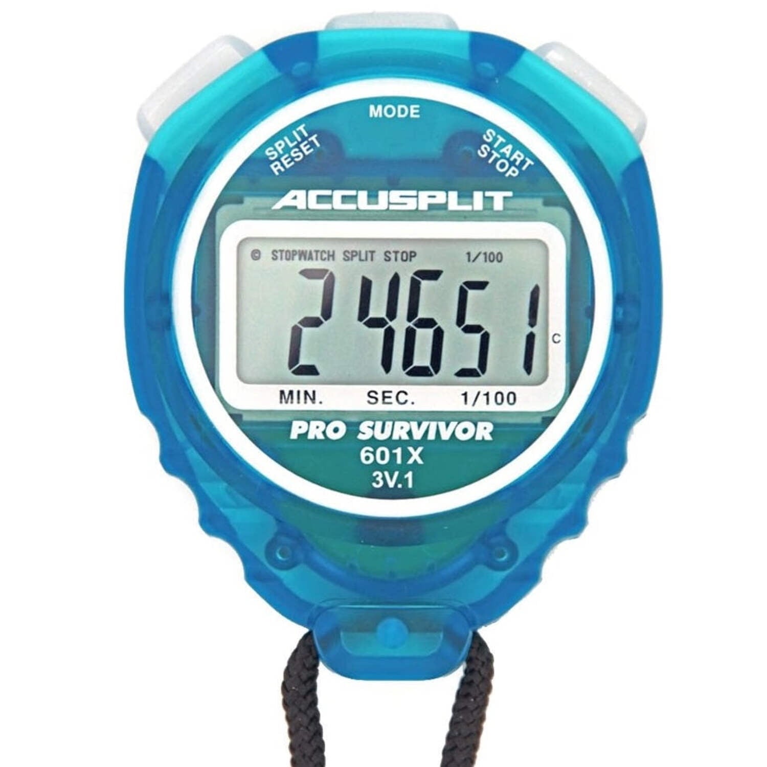 Accusplit A601XCH Pro Survivor Stopwatch with Cherry Case