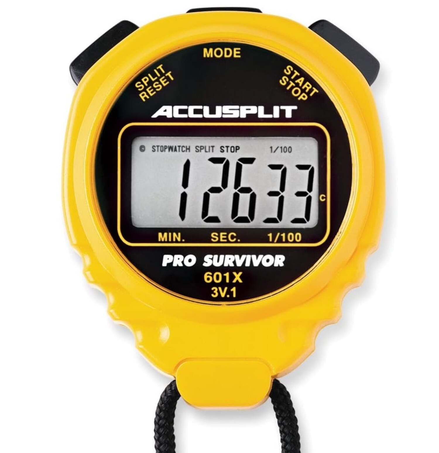 Accusplit A601XCH Pro Survivor Stopwatch with Cherry Case