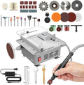 Mini Table ,  Multi-Functional Desktop Portable Table  for Crafts with Adjustable Speed &amp; Angle, -in-One , Sanding, Engraving &amp; Drilling Tool for , , , PCB